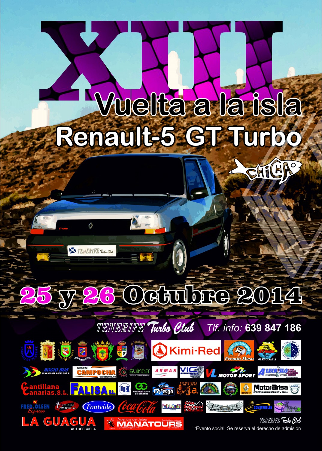 XIII Vuelta a la Isla en Renault 5 GT Turbo